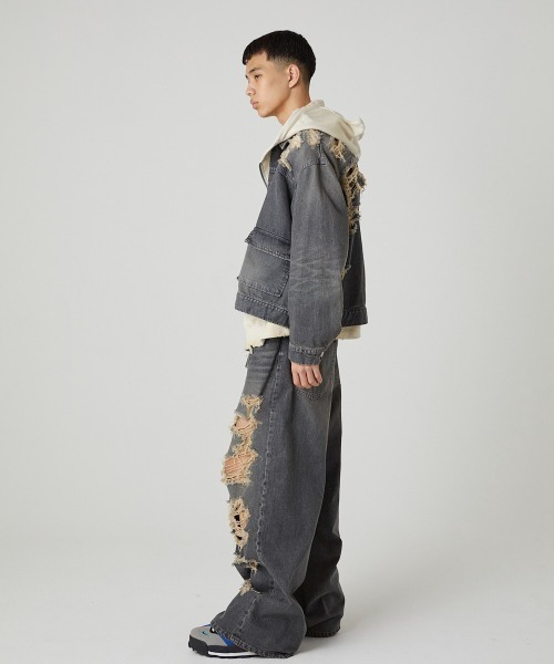 【超希少】20471120 デニムジャケット 6ポケット インディゴ S ☆ 20471120 デニム DOUBLESEX 6ポケット ジーンズ 90's