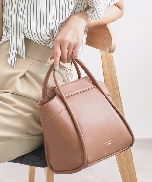 ROPE' PICNIC（ロペピクニック）の「スクエアミドルトート＆ショルダーバッグ（ショルダーバッグ・レディース・キナリ/ブラウン・FREE）」の4枚目の写真