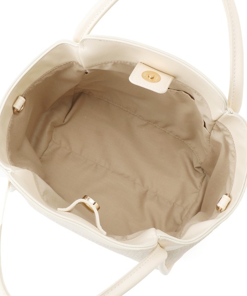 ROPE' PICNIC（ロペピクニック）の「スクエアミドルトート＆ショルダーバッグ（ショルダーバッグ・レディース・キナリ/ブラウン・FREE）」の19枚目の写真