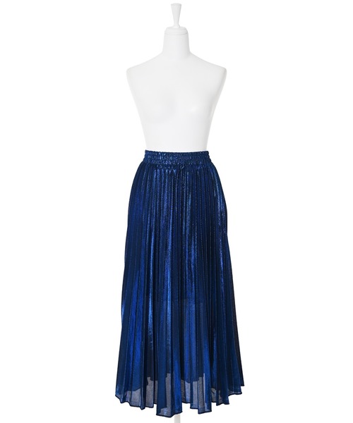 【Narcissus】メタリックカラープリーツスカート