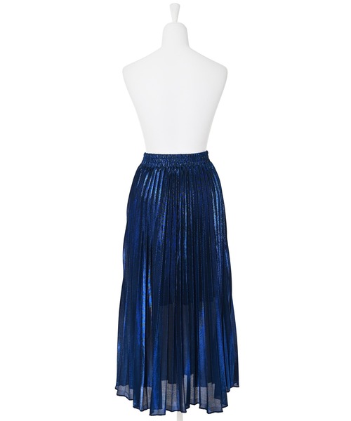 【Narcissus】メタリックカラープリーツスカート