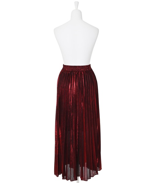 【Narcissus】メタリックカラープリーツスカート