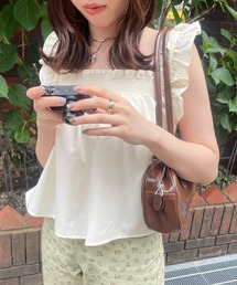 nomnom | 【nomnom】シャーリングギャザーキャミブラウス(キャミソール)