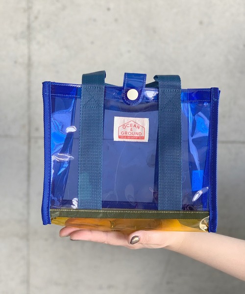 Ocean&Ground（オーシャン&グラウンド）の「ミニプールBAG LANA’I（スイムグッズ・キッズ・マスタード/チャコール/ピンク/ネイビー・FREE）」の2枚目の写真