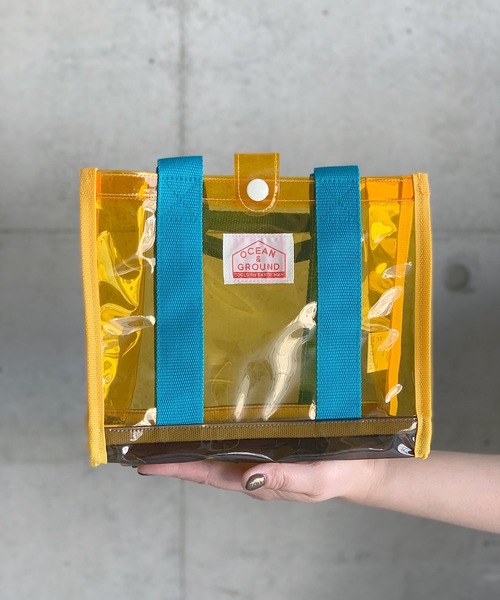 Ocean&Ground（オーシャン&グラウンド）の「ミニプールBAG LANA’I（スイムグッズ・キッズ・マスタード/チャコール/ピンク/ネイビー・FREE）」の3枚目の写真