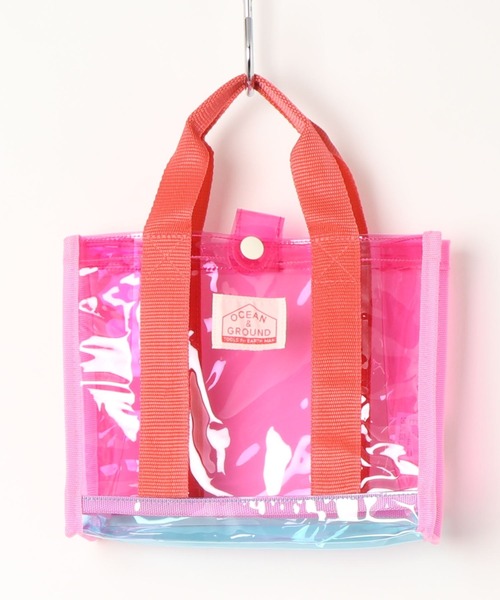 Ocean&Ground（オーシャン&グラウンド）の「ミニプールBAG LANA’I（スイムグッズ・キッズ・マスタード/チャコール/ピンク/ネイビー・FREE）」の6枚目の写真