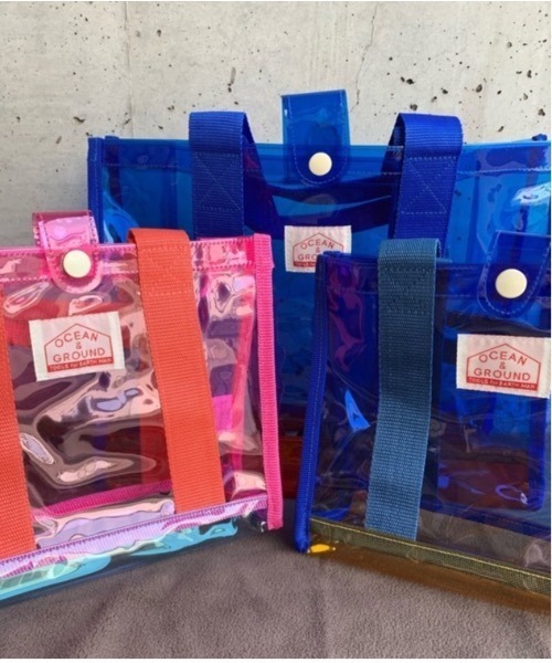 Ocean&Ground（オーシャン&グラウンド）の「ミニプールBAG LANA’I（スイムグッズ・キッズ・マスタード/チャコール/ピンク/ネイビー・FREE）」の5枚目の写真