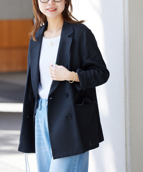 ジャーナルスタンダードレリューム　リネンレーヨンテーラードジャケット リネンレーヨンテーラードジャケット | ジャーナルスタンダード