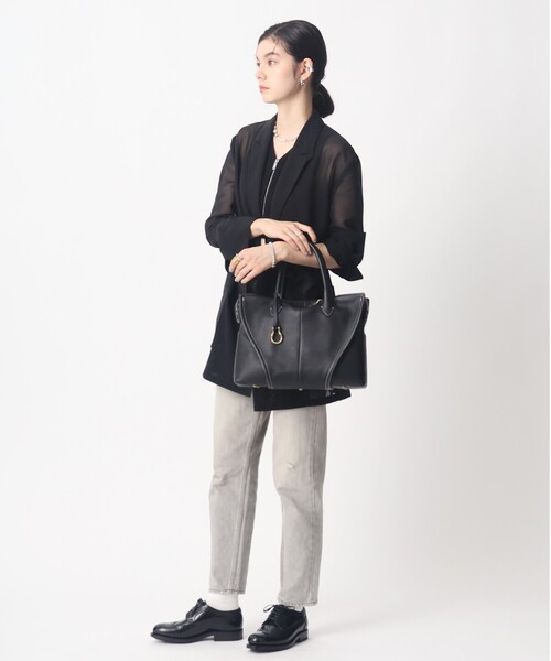 TOFF&LOADSTONE(トフアンドロードストーン)の「ビアン ソフト ボストン(ボストンバッグ・レディース・ホワイト系/ブラック/ブラウン系その他2・00)」の5枚目の写真