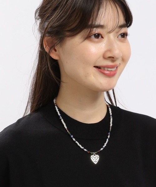 GLOBAL WORK Smile Seed Store(グローバルワーク スマイルシードストア)の「ハートビーズネックレス/111161(ネックレス・レディース・シルバー/ゴールド・FREE)」の10枚目の写真
