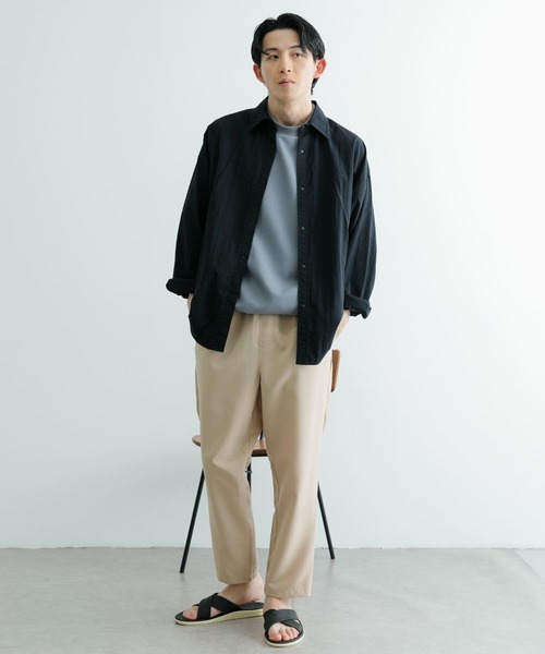 ITEMS URBANRESEARCH（アイテムズ アーバンリサーチ）の「『セットアップ対応』吸水速乾ストレッチトロ イージーパンツ（その他パンツ・メンズ・ライトグレー/ライトベージュ/ブラック/ブルー・MEDIUM/LARGE）」の22枚目の写真