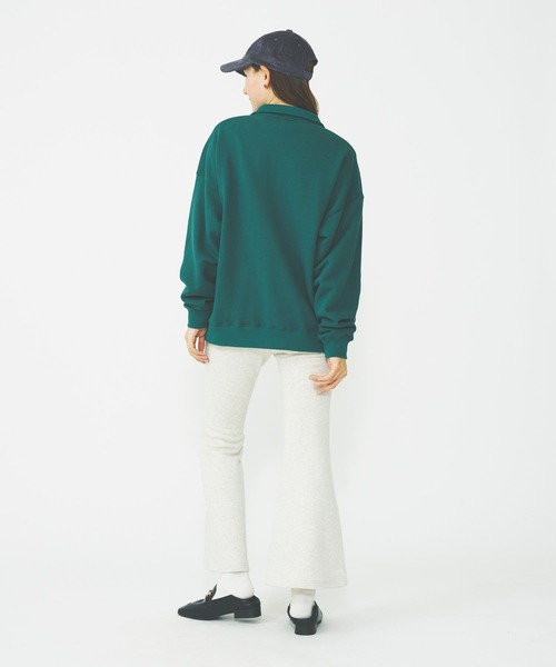 MILKFED.（ミルクフェド）の「FLARE SWEATPANTS（スウェットパンツ・レディース・ブラック/ブラウン/オートミール・S/M）」の8枚目の写真
