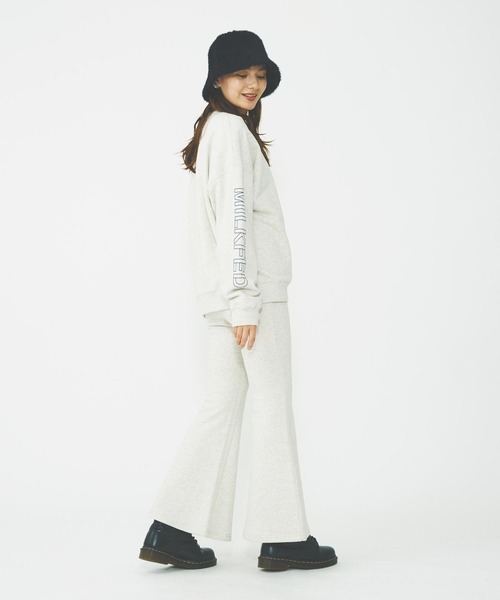 MILKFED.（ミルクフェド）の「FLARE SWEATPANTS（スウェットパンツ・レディース・ブラック/ブラウン/オートミール・S/M）」の18枚目の写真