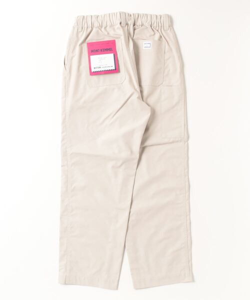 MONT KEMMEL(モンケメル)の「MONT KEMMEL T/C GABADIN TUCK EASY WORK PANTS(チノパンツ・メンズ・アイボリー/ブルー・36/42)」の3枚目の写真