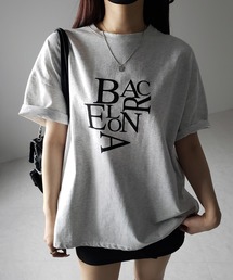 me+em select | 【 ４color 】BACロゴレタリングビッグＴシャツ ／ BAG logo lettering big Tee(Tシャツ/カットソー)