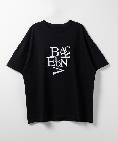 4color 】BACロゴレタリングビッグTシャツ ／ BAG logo