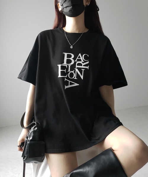 4color 】BACロゴレタリングビッグTシャツ ／ BAG logo