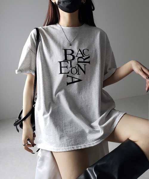 4color 】BACロゴレタリングビッグTシャツ ／ BAG logo