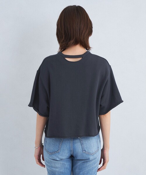 green label relaxing(グリーンレーベルリラクシング)の「裏毛 スラッシュ プルオーバー(スウェット・レディース・グレー/ネイビー/ホワイト・FREE)」の15枚目の写真