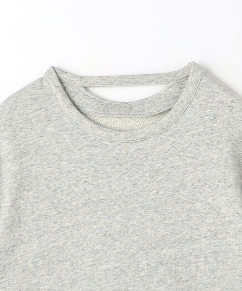 green label relaxing(グリーンレーベルリラクシング)の「裏毛 スラッシュ プルオーバー(スウェット・レディース・グレー/ネイビー/ホワイト・FREE)」の18枚目の写真