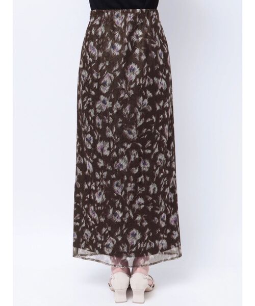 LAGUNAMOON(ラグナムーン)の「フラワーパターンチュールスカート(スカート・レディース・アイボリー/ブラウン・SMALL/MEDIUM)」の12枚目の写真