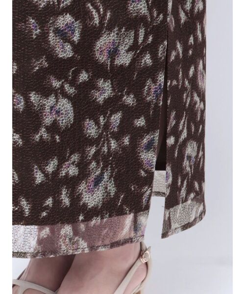 LAGUNAMOON(ラグナムーン)の「フラワーパターンチュールスカート(スカート・レディース・アイボリー/ブラウン・SMALL/MEDIUM)」の15枚目の写真