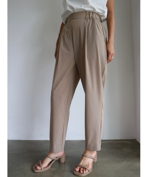 TRUNC（トランクエイティーエイト）の「Ice Touch Stretch Pants（スラックス・レディース・ネイビー/ベージュ/ブラック・FREE）」の2枚目の写真