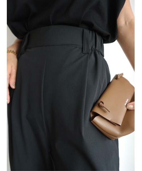 TRUNC（トランクエイティーエイト）の「Ice Touch Stretch Pants（スラックス・レディース・ネイビー/ベージュ/ブラック・FREE）」の10枚目の写真