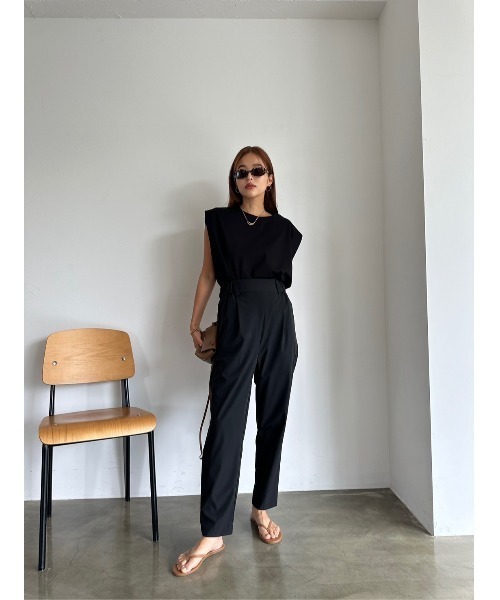 TRUNC（トランクエイティーエイト）の「Ice Touch Stretch Pants（スラックス・レディース・ネイビー/ベージュ/ブラック・FREE）」の7枚目の写真