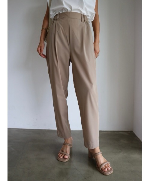 TRUNC（トランクエイティーエイト）の「Ice Touch Stretch Pants（スラックス・レディース・ネイビー/ベージュ/ブラック・FREE）」の4枚目の写真