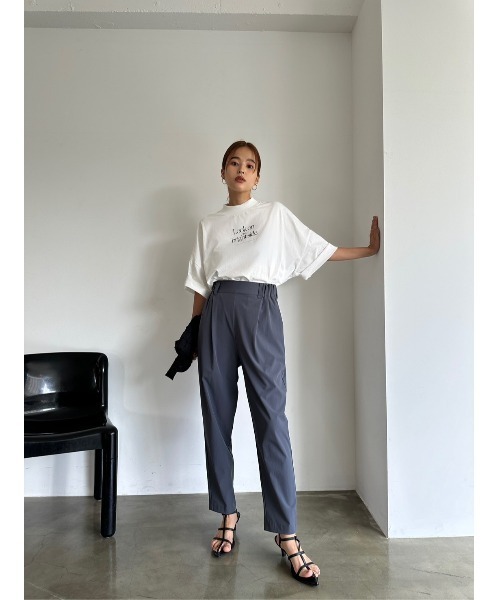 TRUNC（トランクエイティーエイト）の「Ice Touch Stretch Pants（スラックス・レディース・ネイビー/ベージュ/ブラック・FREE）」の21枚目の写真