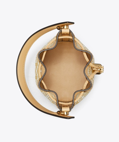 TORY BURCH（トリーバーチ）の「Tモノグラム ラフィア ミニ