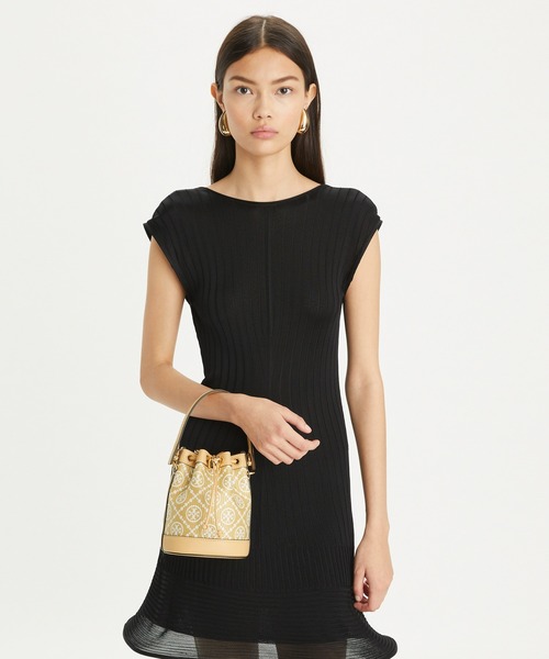 Tory Burch ラフィア ミニバッグ スカーフ付き Tory Burch ラフィア ミニバッグ スカーフ付き
