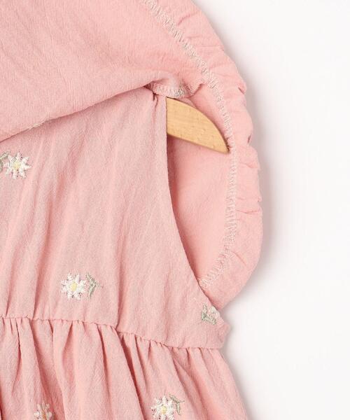 SHOO・LA・RUE（シューラルー）の「【110-140cm】ビック衿お花刺繍ブラウス（シャツ/ブラウス・キッズ・ライトベージュ/ベビーピンク・11/12/13/14）」の8枚目の写真