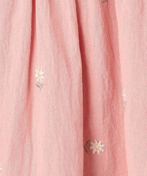 SHOO・LA・RUE（シューラルー）の「【110-140cm】ビック衿お花刺繍ブラウス（シャツ/ブラウス・キッズ・ライトベージュ/ベビーピンク・11/12/13/14）」の11枚目の写真