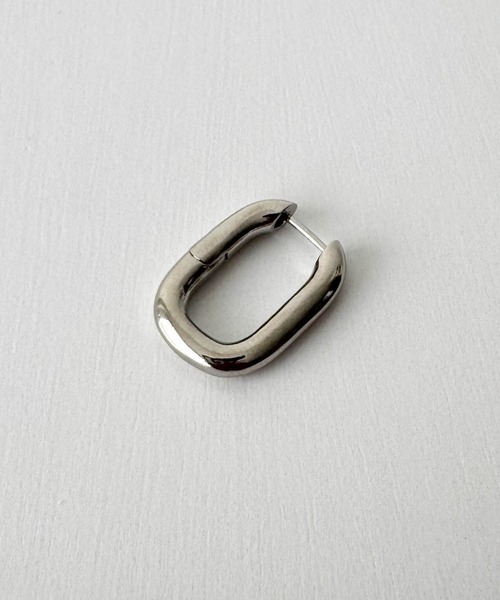 Pt レクタングルピアス middle（ピアス（両耳用））｜CANAL JEAN