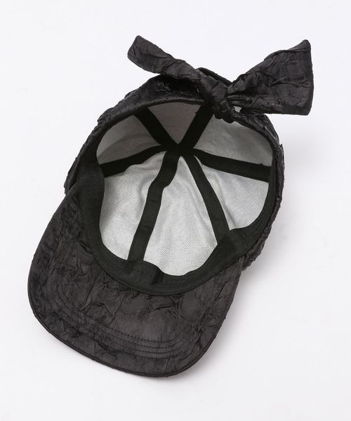 JEANASIS（ジーナシス）の「サテンリボンCAP/129992（キャップ・レディース・ホワイト/ブラック・FREE）」の15枚目の写真