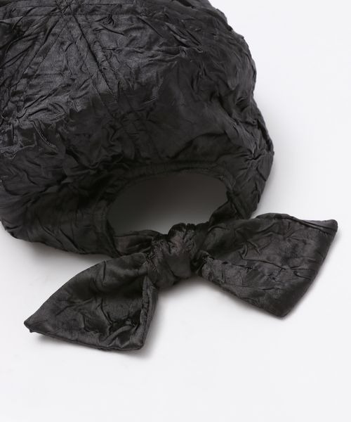 JEANASIS（ジーナシス）の「サテンリボンCAP/129992（キャップ・レディース・ホワイト/ブラック・FREE）」の16枚目の写真