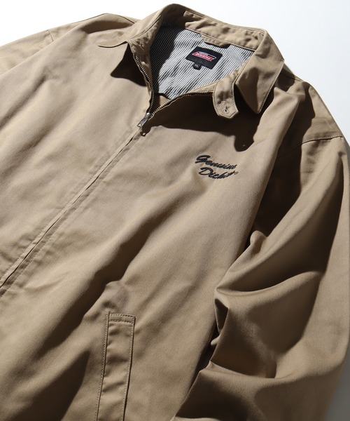 Dickies（ディッキーズ）の「【GENUINE DICKIES/ジェニュインディッキーズ】T/Cツイル ワークジャケット（ブルゾン・メンズ・チャコールグレー/ベージュ/ブラック・XL/M/L）」の11枚目の写真