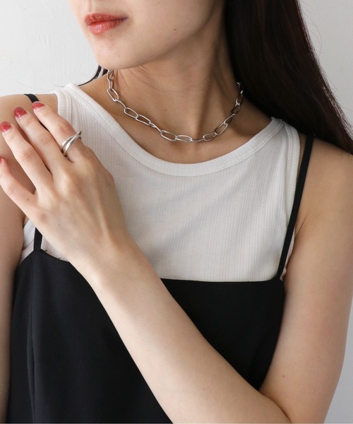 cheriella（シェリエラ）の「【cheriella】チェーンネックレス CHAIN NECKLACE（ネックレス・レディース・シルバー・FREE）」の2枚目の写真
