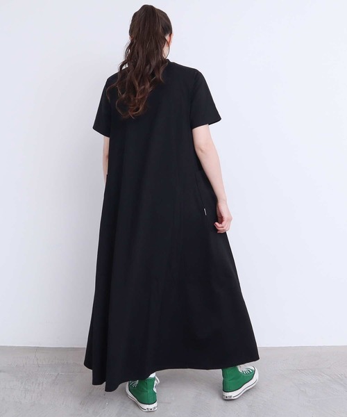 I am I in fact...（アイアムアイインファクト）の「スワイマイ天竺 ゴアードワンピース（ワンピース・レディース・ブラック・FREE）」の6枚目の写真