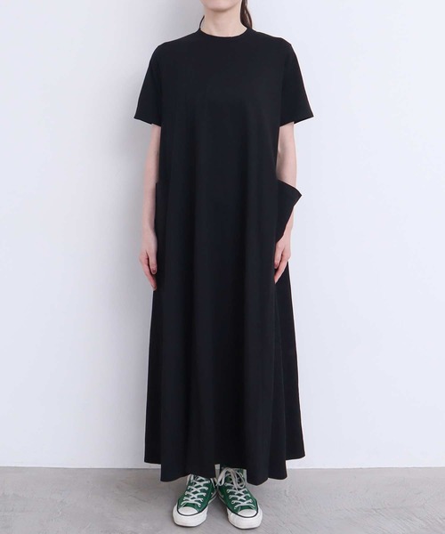 I am I in fact...（アイアムアイインファクト）の「スワイマイ天竺 ゴアードワンピース（ワンピース・レディース・ブラック・FREE）」の11枚目の写真