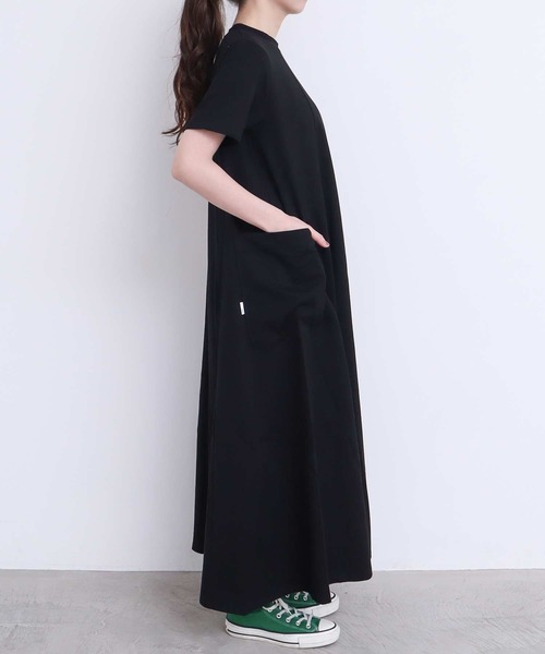 I am I in fact...（アイアムアイインファクト）の「スワイマイ天竺 ゴアードワンピース（ワンピース・レディース・ブラック・FREE）」の12枚目の写真