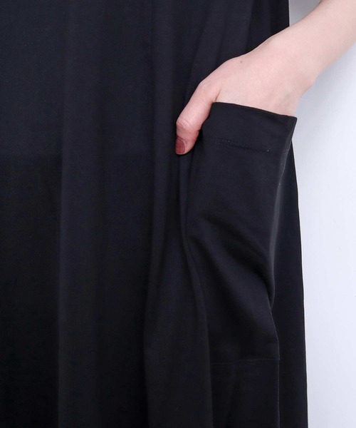 I am I in fact...（アイアムアイインファクト）の「スワイマイ天竺 ゴアードワンピース（ワンピース・レディース・ブラック・FREE）」の16枚目の写真