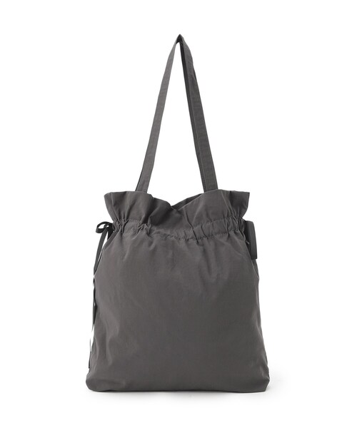 grove(グローブ)の「◆サイドリボンギャザーナイロントート(トートバッグ・レディース・シルバー系その他5/ブラック系3/ブラック/チャコールグレー・00)」の14枚目の写真