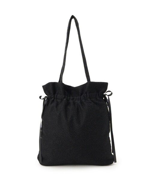 grove(グローブ)の「◆サイドリボンギャザーナイロントート(トートバッグ・レディース・シルバー系その他5/ブラック系3/ブラック/チャコールグレー・00)」の16枚目の写真