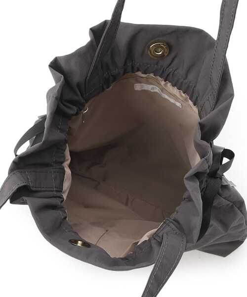 grove(グローブ)の「◆サイドリボンギャザーナイロントート(トートバッグ・レディース・シルバー系その他5/ブラック系3/ブラック/チャコールグレー・00)」の21枚目の写真