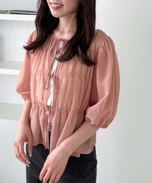 archives | シャーリングリボン楊柳ブラウス(シャツ/ブラウス)