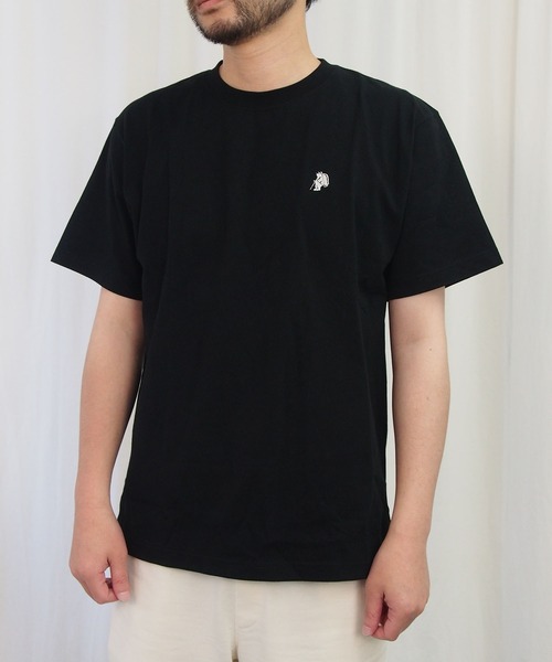 COBMASTER（コブマスター）の「【COBMASTER/コブマスター】１P BEAR EMB Tシャツ/ワンポイント/コブベアー（Tシャツ/カットソー・メンズ・ホワイト/オートミール/ブラック・S/M/L/XL）」の7枚目の写真