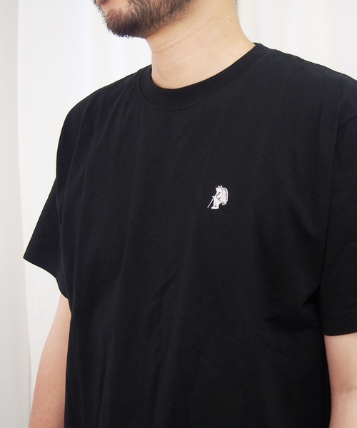 COBMASTER（コブマスター）の「【COBMASTER/コブマスター】１P BEAR EMB Tシャツ/ワンポイント/コブベアー（Tシャツ/カットソー・メンズ・ホワイト/オートミール/ブラック・S/M/L/XL）」の8枚目の写真